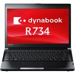 【中古-非常に良い】 TOSHIBA dynabook R734/K PR734KAA637AD71 (Win8.1Pro/Core i5-2.6GHz/4GB/SSD128GB/13.3/WLAN/Bluetooth/リカバリCD (Win8.1Pro) /DG Win7Pro)
