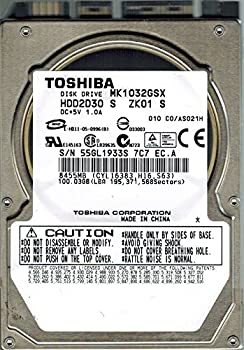 【中古】 TOSHIBA mk1032gsx 100?GB hdd2d30?S 