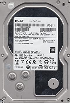 【中古-非常に良い】 hus724020ale640 PN 0?F14685 MLC mpk580 Hitachi 2tb SATA 3.5ハードドライブ