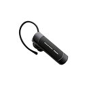 【未使用】【中古】 エレコム Bluetooth ブルートゥース ヘッドセット 通話・音楽 動画の音声が聴ける ブラック LBT-HS20MMPBK