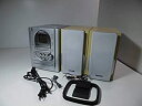 【中古-非常に良い】 Panasonic パナソニック SC-PM27MD-S シルバー ミニコンポ (CD MDコンポ) (本体SA-PM27MDとスピーカー...