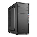 【未使用】【中古】 Sharkoon ATX MicroATX対応ミドルタワーPCケース VS4-Vシリーズ ブラック SHA-VS4-VBK