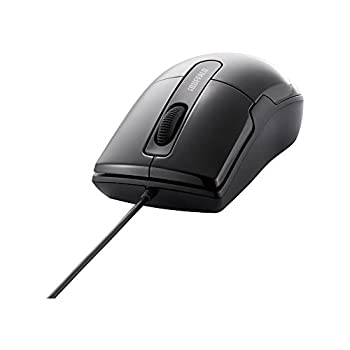 【中古】 BUFFALO バッファロー 有線BlueLEDマウス 静音/3ボタン/Mサイズ ブラック BSMBU26SMBK