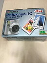 【メーカー名】富士フイルム【メーカー型番】instax mini 10【ブランド名】富士フイルム掲載画像は全てイメージです。実際の商品とは色味等異なる場合がございますのでご了承ください。【 ご注文からお届けまで 】・ご注文　：ご注文は24時間受け付けております。・注文確認：当店より注文確認メールを送信いたします。・入金確認：ご決済の承認が完了した翌日よりお届けまで2〜7営業日前後となります。　※海外在庫品の場合は2〜4週間程度かかる場合がございます。　※納期に変更が生じた際は別途メールにてご確認メールをお送りさせて頂きます。　※お急ぎの場合は事前にお問い合わせください。・商品発送：出荷後に配送業者と追跡番号等をメールにてご案内致します。　※離島、北海道、九州、沖縄は遅れる場合がございます。予めご了承下さい。　※ご注文後、当店よりご注文内容についてご確認のメールをする場合がございます。期日までにご返信が無い場合キャンセルとさせて頂く場合がございますので予めご了承下さい。【 在庫切れについて 】他モールとの併売品の為、在庫反映が遅れてしまう場合がございます。完売の際はメールにてご連絡させて頂きますのでご了承ください。【 初期不良のご対応について 】・商品が到着致しましたらなるべくお早めに商品のご確認をお願いいたします。・当店では初期不良があった場合に限り、商品到着から7日間はご返品及びご交換を承ります。初期不良の場合はご購入履歴の「ショップへ問い合わせ」より不具合の内容をご連絡ください。・代替品がある場合はご交換にて対応させていただきますが、代替品のご用意ができない場合はご返品及びご注文キャンセル（ご返金）とさせて頂きますので予めご了承ください。【 中古品ついて 】中古品のため画像の通りではございません。また、中古という特性上、使用や動作に影響の無い程度の使用感、経年劣化、キズや汚れ等がある場合がございますのでご了承の上お買い求めくださいませ。◆ 付属品について商品タイトルに記載がない場合がありますので、ご不明な場合はメッセージにてお問い合わせください。商品名に『付属』『特典』『○○付き』等の記載があっても特典など付属品が無い場合もございます。ダウンロードコードは付属していても使用及び保証はできません。中古品につきましては基本的に動作に必要な付属品はございますが、説明書・外箱・ドライバーインストール用のCD-ROM等は付属しておりません。◆ ゲームソフトのご注意点・商品名に「輸入版 / 海外版 / IMPORT」と記載されている海外版ゲームソフトの一部は日本版のゲーム機では動作しません。お持ちのゲーム機のバージョンなど対応可否をお調べの上、動作の有無をご確認ください。尚、輸入版ゲームについてはメーカーサポートの対象外となります。◆ DVD・Blu-rayのご注意点・商品名に「輸入版 / 海外版 / IMPORT」と記載されている海外版DVD・Blu-rayにつきましては映像方式の違いの為、一般的な国内向けプレイヤーにて再生できません。ご覧になる際はディスクの「リージョンコード」と「映像方式(DVDのみ)」に再生機器側が対応している必要があります。パソコンでは映像方式は関係ないため、リージョンコードさえ合致していれば映像方式を気にすることなく視聴可能です。・商品名に「レンタル落ち 」と記載されている商品につきましてはディスクやジャケットに管理シール（値札・セキュリティータグ・バーコード等含みます）が貼付されています。ディスクの再生に支障の無い程度の傷やジャケットに傷み（色褪せ・破れ・汚れ・濡れ痕等）が見られる場合があります。予めご了承ください。◆ トレーディングカードのご注意点トレーディングカードはプレイ用です。中古買取り品の為、細かなキズ・白欠け・多少の使用感がございますのでご了承下さいませ。再録などで型番が違う場合がございます。違った場合でも事前連絡等は致しておりませんので、型番を気にされる方はご遠慮ください。