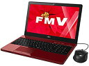 【中古】 富士通 ノートパソコン FMV LIFEBOOK AH42 W ルビーレッド FMVA42WR
