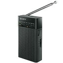 【中古-非常に良い】 SONY ソニー ハンディーポータブルラジオ ICF-P26 : FM AM ワイドFM対応 縦置き型 ブラック ICF-P26 B
