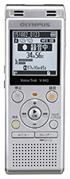 【未使用】【中古】 OLYMPUS オリンパス ICレコーダー VoiceTrek 4GB MicroSD対応 V-842 シルバー V-842 SLV