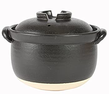【中古】 千陶千賀陶器 ふっくらご飯鍋 (二重蓋) 3合炊 14-08