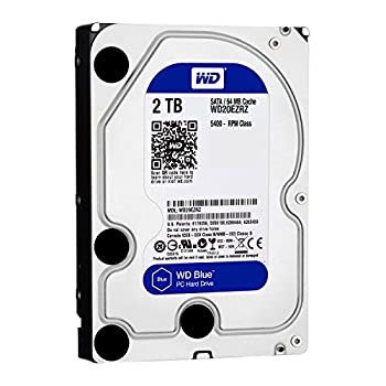 【未使用】【中古】 Western Digital HDD 内蔵ハードディスク 3.5インチ 2TB Western Digital Blue WD20EZRZ-RT SATA3.0 5400rpm