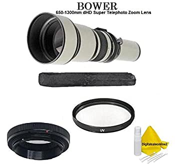 【未使用】【中古】 Bower 650-130mm 超望遠ズームレンズ オリンパス E-620 E-600 E-520 E-510 E-500 E-450 E-420 E-410 E-400 E-330 E-300 E-5 E-3用