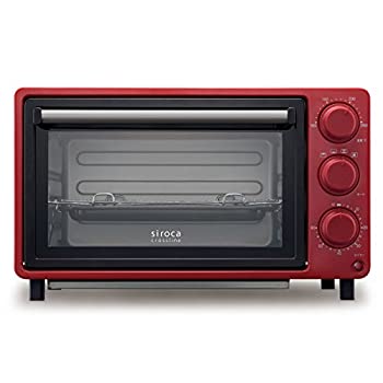 【中古】 siroca ノンフライオーブン SCO-502 レッド 油無しで揚げ物調理 コンベクション 惣菜温め レ..