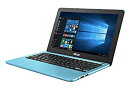 【中古】 ASUS エイスース ノートパソコン R206SA Windows 10 11.6インチ Celeron N3050 2G HDD 500GB サンダーブルー R206SA-FD0020T(2)
