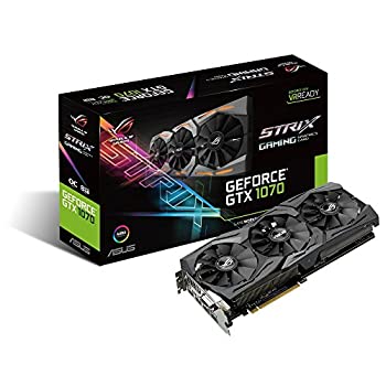 ̤ѡۡš ASUS R.O.G. STRIX꡼ NVIDIA GeForce GTX1070ӥǥ Сå 8GB STRIX-GTX1070-O8G-GAMING