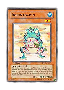 【中古-非常に良い】 遊戯王 英語版 TSHD-EN033 Ronintoadin 粋カエル (ノーマル) 1st Edition