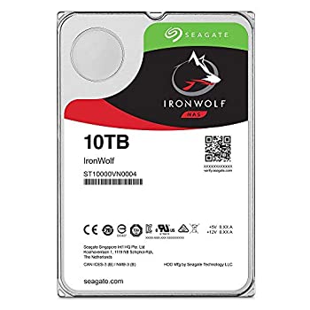 ̤ѡۡš Seagate IronWolf 3.5 10TB ¢ϡɥǥ HDD 256MB 7200rpm 24ֲư PC NAS  RV󥵡 ST10000VN0004