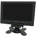 【中古】 バックモニター 7インチ 車載モニター 1080P HDMI出力 VGAポート PC/DVD/バックカメラなどに接続可能 IRリモコン付き(2)