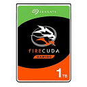 【中古-非常に良い】 Seagate 2.5インチ内蔵ハイブリッドハードディスクドライブ (1TB) FireCuda ST1000LX015