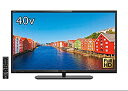 【未使用】【中古】 シャープ 40V型 液晶 テレビ AQUOS LC-40H40 フルハイビジョン 外付HDD対応(裏番組録画) リッチカラ―テクノロジー搭載...