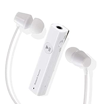 【中古】 エレコム Bluetoothオーディオレシーバー お手持ちのイヤホンを簡単無線化 イヤホン付 スティックタイプ オーディオ ホワイト LBT-PHP02AVWH