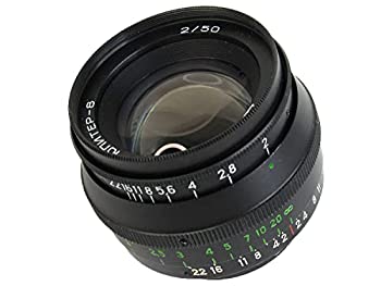 【中古】 オールドレンズ JUPITER-8 50mm f2 ブラック Lマウント オーバーホール済み