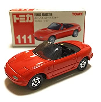 【未使用】【中古】 トミカ ユーノス ロードスター1/57 No.111 赤