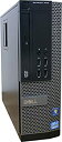 【中古-非常に良い】 パソコン デスクトップ Dell OptiPlex 7010 SFF Core i7 3770 3.40GHz 4GBメモリ 250GB DVD-ROM Windows7 Pro 搭載