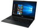 【中古】 富士通 13.3型 ノートパソコンFMV LIFEBOOK UH75/B1 ピクトブラック FMVU75B1B