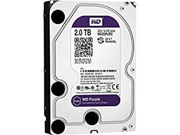 【中古】 Western Digital Purple wd20purx 2tb Surveillance 3.5インチ内蔵HDD SATA 64MBバッファ
