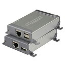 【未使用】【中古】 MiraBox KVM HDMI USBエクステンダー USB2.0パススルー POC機能 262フィート (80m) Cat5 Cat5e...