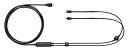 【中古】 SHURE SEシリーズ用 リモート&マイク内蔵 Lightning対応ケーブル MMCXコネクター RMCE-LTG