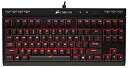 【中古】 CORSAIR K63 Red LED -日本語キーボード- [Cherry MX Redキースイッチ採用 コンパクト テンキーレスゲーミングキーボード] KB395 CH-9115020-JP