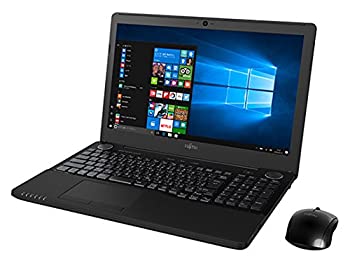 【中古】 富士通 15.6型 ノートパソコンFMV LIFEBOOK AH53 B2 シャイニーブラック FMVA53B2B