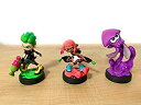 【中古】 スプラトゥーンシリーズ amiibo3種セット(ガール【ネオンピンク】 ボーイ【ネオングリーン】 イカ【ネオンパープル】)(2)