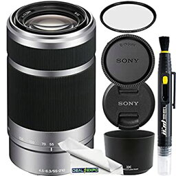 【中古】 SONY E 55-210mm (SEL55210) F4.5-6.3 OSSレンズ SONY Eマウントカメラ用 (シルバー) UVフィルター