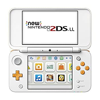 【中古】 Newニンテンドー2DS LL ホワイト×オレンジ