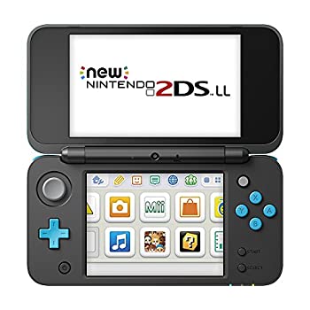 【中古】 Newニンテンドー2DS LL 【ブラック×ターコイズ】