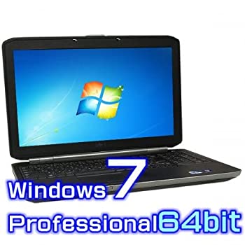 【中古】 ノートパソコン Dell Latitude E5530 Windows7 Pro 64bit Core i5 8GB SSD USB3.0 テンキー付