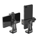 【中古】 Neewer スマートフォンホルダー垂直ブラケット 1 4インチ三脚マウント付き 電話クリップ三脚アダプター 12 11 Pro Max X XR S...
