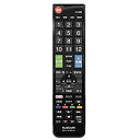 【中古】 エレコム テレビリモコン Panasonic パナソニック ビエラ用 【設定不要ですぐに使えるかんたんリモコン】 ブラック ERC-TV01BK-PA(2)