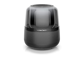 【未使用】【中古】 Harman Kardon ALLURE アルーア スマートスピーカー Amazon Alexa Bluetooth対応 ブラック HKALLUREBLKJN