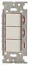 【中古-非常に良い】 神保電器 NKWスイッチセット 4路+3路+3路トリプル ピュアホワイト (PW) NKW03543(2)