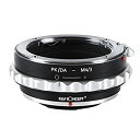 【中古】 K&F Concept PK DA-m4 3 マウントアダプター PENTAX DAシリーズレンズ-M4 3カメラ装着 無限遠実現 高精度 メーカー直...