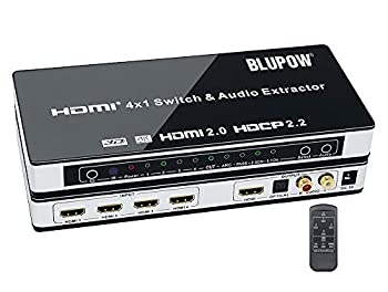 【中古】 BLUPOW 4K60Hz HDMI2.0 HDCP2.2 HDR