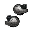 【未使用】【中古】 Jabra 完全ワイヤレスイヤホン Elite 65t チタニウムブラック Amazon Alexa BT5.0 ノイズキャンセリングマイク付 防塵防水IP55 2台同時接続