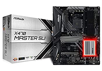 【未使用】【中古】 ASRock AMD X470チップセット ATXマザーボード X470 MASTER SLI
