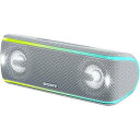 【中古-非常に良い】 ソニー ワイヤレスポータブルスピーカー SRS-XB41 W : 防水 防塵 防錆 Bluetooth 専用スマホアプリ対応 ライティング...