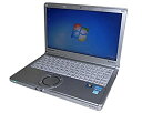 楽天ムジカ＆フェリーチェ楽天市場店【中古】 レッツノート Windows7 Panasonic Let's note CF-SX1 （CF-SX1GDHYS） Core i5-2540M 2.6GHz メモリー4GB/HDD 250GB