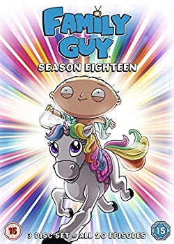 【未使用】【中古】 Family Guy Season 18 [DVD-PAL方式 日本語無し] (輸入版)