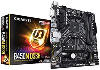 【未使用】【中古】 GIGABYTE B450M DS3H Micro-ATX マザーボード AMD B450チップセット MB4784