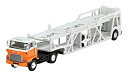 【中古-非常に良い】 トミカリミテッドヴィンテージ ネオ 1/64 LV-N89d 日野HE 366型 カートランスポーター 白/オレンジ 完成品(3)